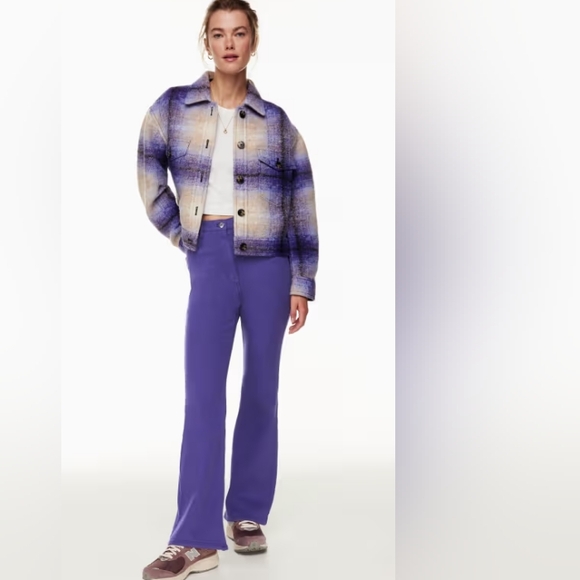 WILFRED FREE Black TWOSTEP High Rise Flared Pant 10 - Picture 2 of 7